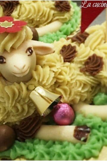 Agnello di pasta di mandorle - un dolce pasquale tipico pugliese