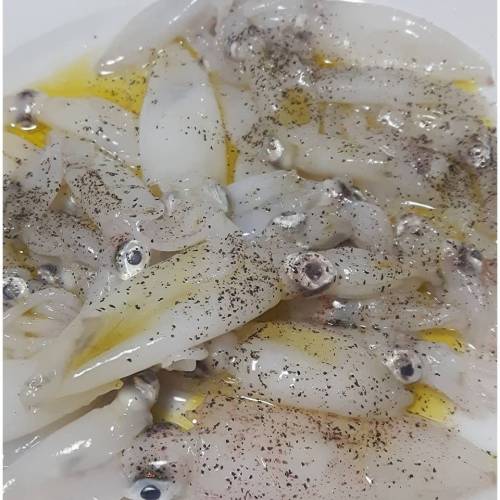 Crudo di calamaretti