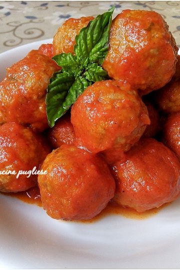 Polpette al sugo - cucinapuglieseenonsolo-