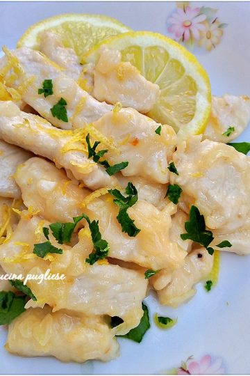 Petti di pollo al limone - la cucina pugliese