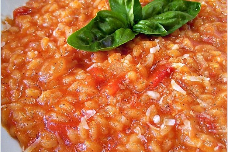 Risotto al pomodoro - lacucinapugliese--