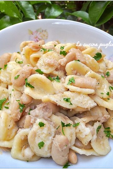 Orecchiette tonno e fagioli - lacucinapugliese--