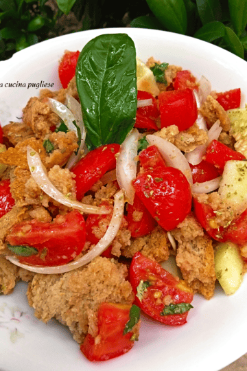 Panzanella di friselle pugliesi - lacucinapugliese di Rita Caputo