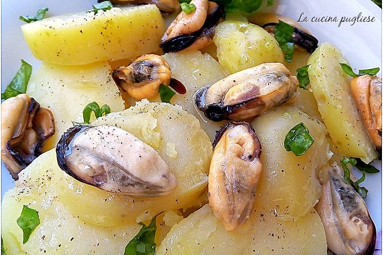 Insalata di patate e cozze - la cucina pugliese