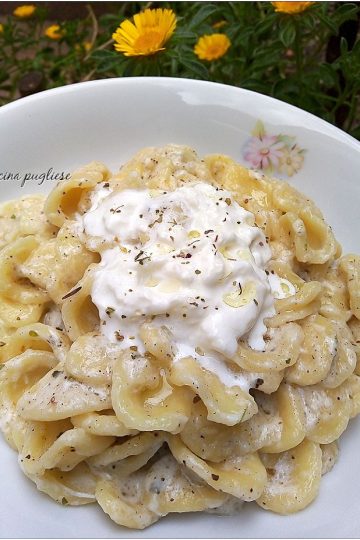 Orecchiette alla stracciatella - lacucinapugliese--