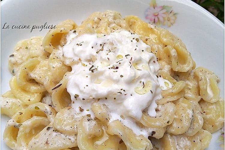 Orecchiette alla stracciatella - lacucinapugliese--