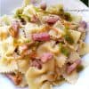 Pasta ai fiori di zucca e pancetta - una ricetta facile e veloce