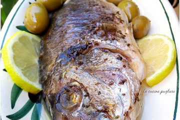 Orata alle olive (Versione della nonna) - una ricetta di pesce facile e veloce da preparare