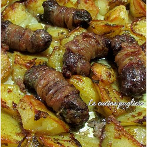 Torcinelli e patate al forno