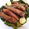 Cime di rapa e salsiccia in padella semplice e veloce da preparare.