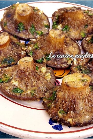 Funghi cardoncelli gratinati - lacucinapugliese--