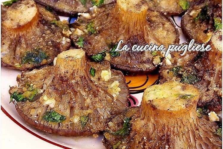 Funghi cardoncelli gratinati - lacucinapugliese--