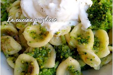 Orecchiette broccoli e stracciatella - la cucina pugliese