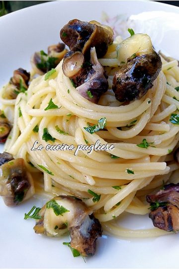 Spaghetti ai murici di mare - la cucina pugliese