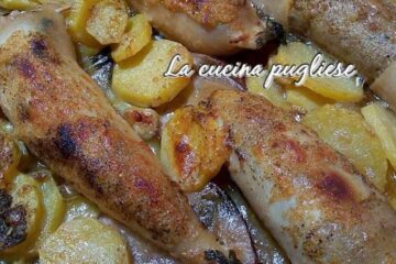 Calamari ripieni al forno con patate - lacucinapugliese di Rita Caputo