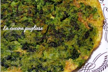 Frittata con cime di rapa - lacucinapugliese--