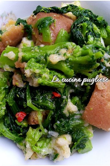 Pancotto con cime di rapa - la cucina pugliese