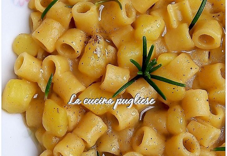 Pasta e patate (in bianco) - lacucinapugliese