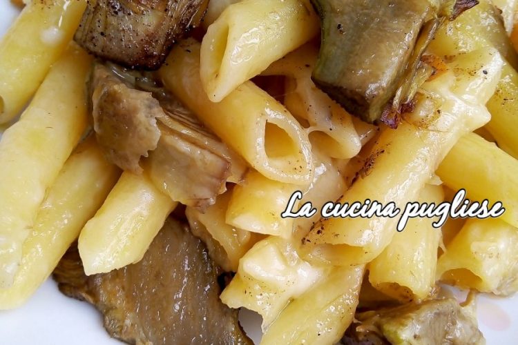 Pasta al forno con carciofi - la cucina pugliese