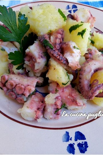 Insalata di polpo e patate - lacucinapugliese--