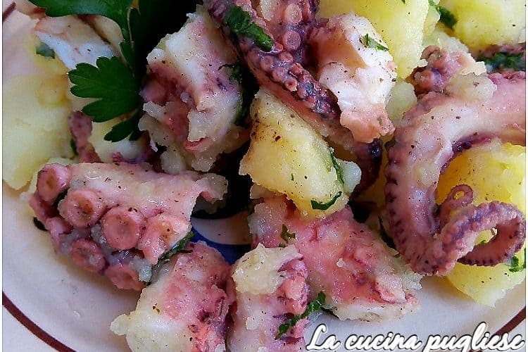 Insalata di polpo e patate - lacucinapugliese--