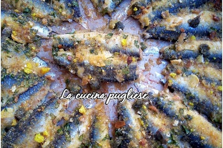 Alici gratinate al forno - la cucina pugliese