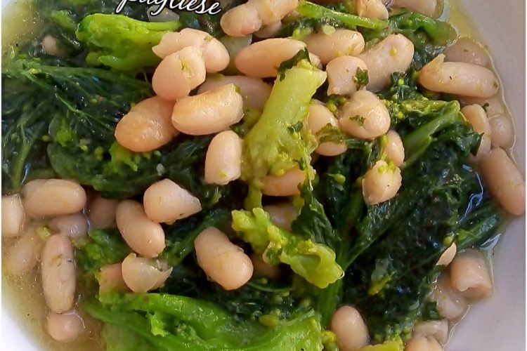 Cime di rapa e fagioli - cucinapugliese