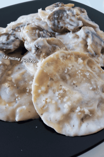 Ravioli ai funghi champignon - lacucinapugliese