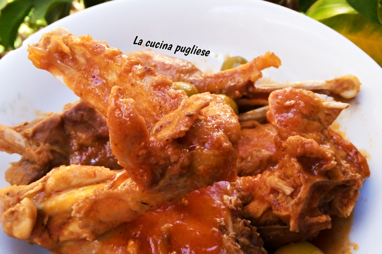 Fagiano alle olive - la cucina pugliese