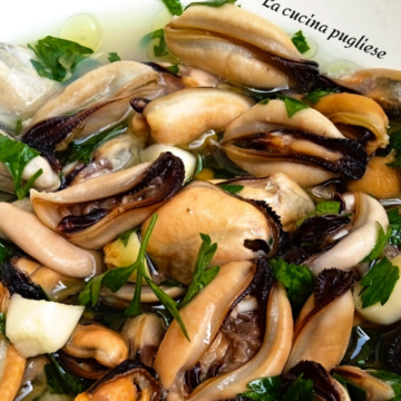 Insalata di cozze semplice e saporita - la cucina pugliese