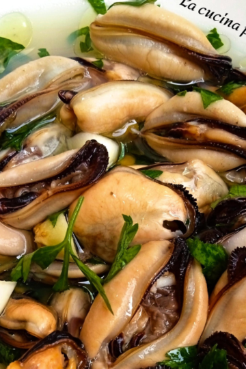 Insalata di cozze semplice e saporita - la cucina pugliese