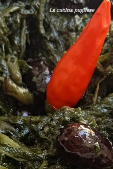 Paparine con olive nere e peperoncino